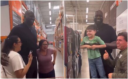 Shaquille O’Neal sorprende a mujeres latinas y les regala lavadora y secadora (VIDEO)