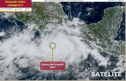Alerta en Oaxaca y Guerrero: el huracán John se intensifica y podría llegar a categoría 3. Mapa de trayectoria