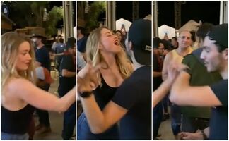 ¿Fan de Selena? Graban a Amber Heard bailando ‘Como la Flor’