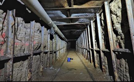 Rieles, electricidad y ventilación, así luce el narcotúnel hallado en San Diego