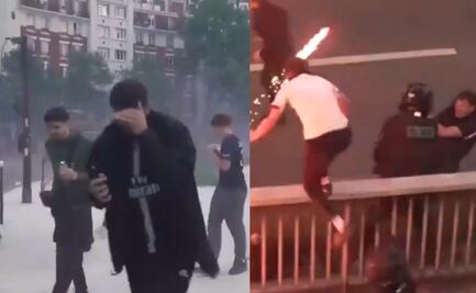 Fiesta y caos en París: disturbios empañan celebración por triunfo del PSG. VIDEOS