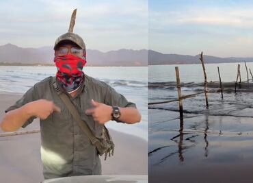 Influencer exhibe a hombre que prohíbe el paso a playa mexicana: "Extranjero dice que es dueño, las playas no tienen dueño"