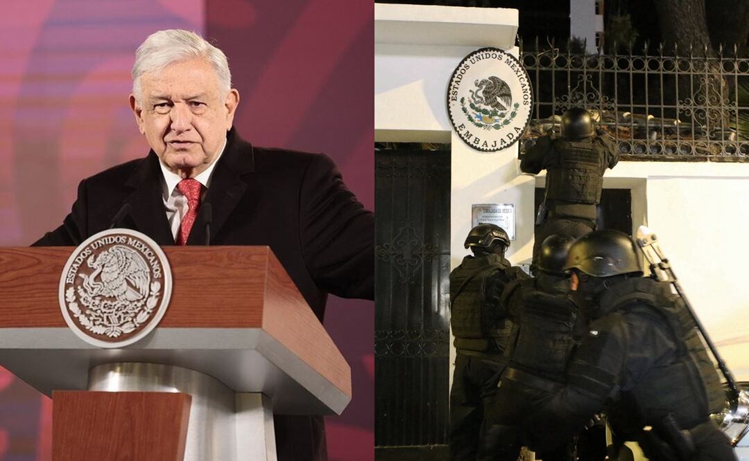 AMLO agradece "solidaridad" internacional tras asalto a embajada en Ecuador y pide no caer en provocaciones. Foto: ALBERTO SUAREZ / AFP / EFE