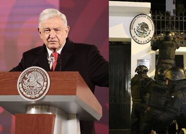 AMLO agradece "solidaridad" internacional tras asalto a Embajada de México en Ecuador