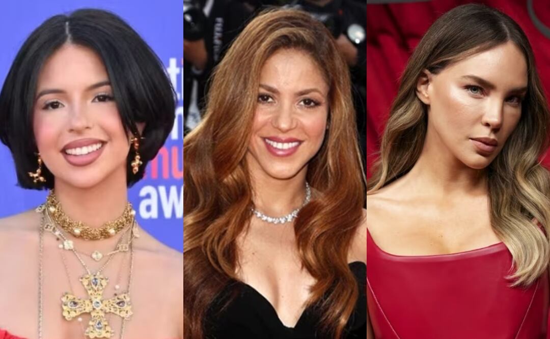 ¿Ángela Aguilar sufre rechazo de Shakira? Aseguran que la colombiana prefiere a Belinda. Foto: AFP / EFE / AP