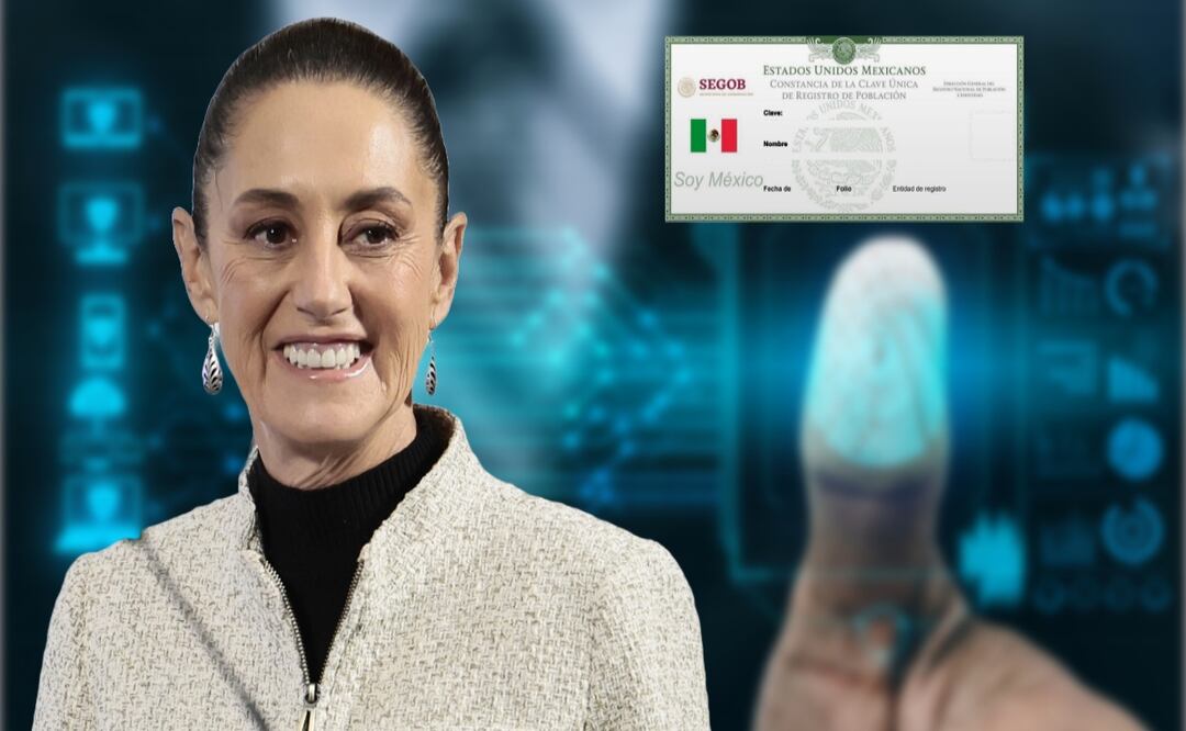 ¿CURP Biométrica obligatoria? Sheinbaum responde y da fecha de inicio. Foto: Adobe / EFE