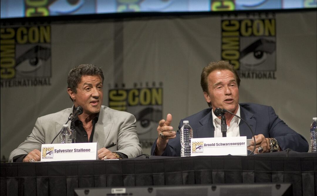 Arnold Schwarzenegger vs Sylvester Stallone. ¿Quién tiene más dinero? Foto: EFE