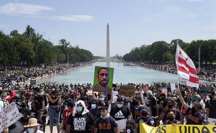 Miles se manifiestan en Washington y recuerdan discurso de Luther King