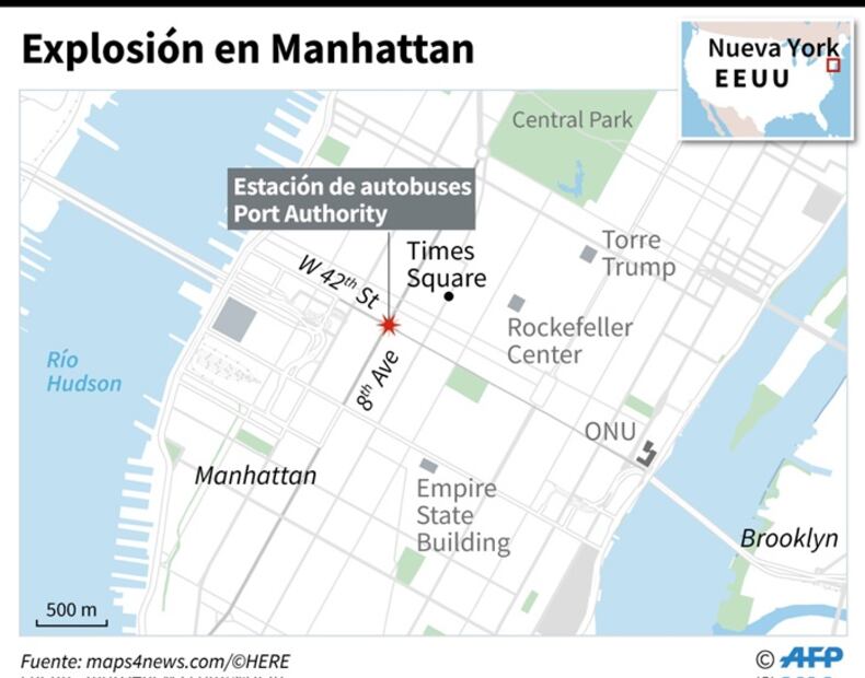Explosión de Nueva York fue un intento de ataque terrorista: alcalde