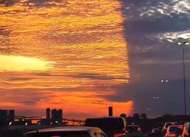 Misterioso fenómeno divide el cielo de Florida. ¿Realidad o Inteligencia Artificial?