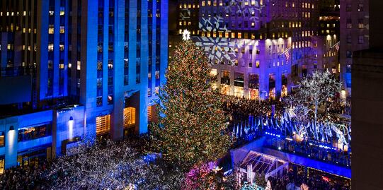Anuncian fecha de encendido del árbol en el Rockefeller Center de NY