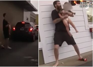 Video. Hombre usa a su hijo como escudo humano para evitar arresto en Florida