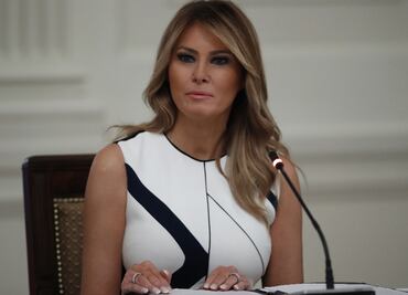 Melania, decepcionada por violencia en el Capitolio