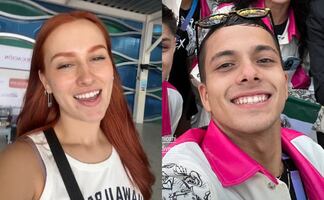 Mexicana vende bolis para acompañar a su novio a los Juegos Olímpicos. ¿Quién es Kevin Muñoz?