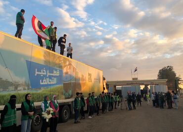 Egipto abrirá el cruce con Gaza para que entren 20 camiones con ayuda, revela Joe Biden